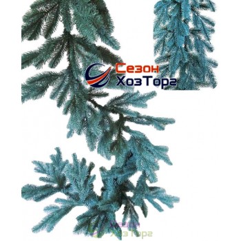 Гірлянда "Роял" з литої блакитної хвої L-2м